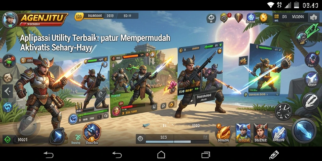 Tampilan utama AGENJITU yang mempermudah manajemen tugas.
