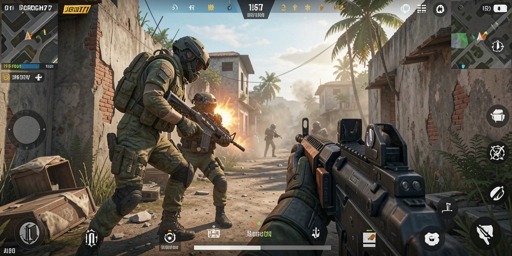 Tangkapan layar dari gameplay intens BIGRICH77.