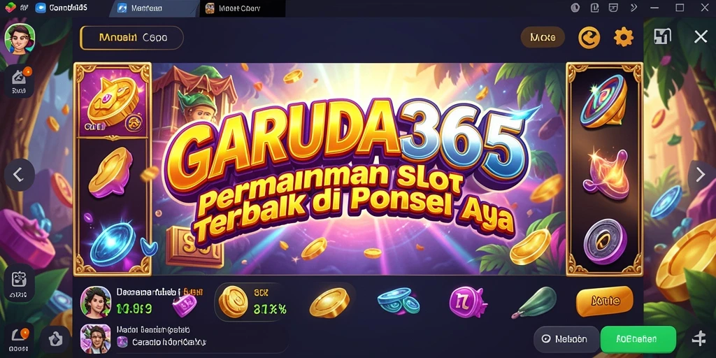 Screenshot GARUDA365 menampilkan pengalaman Slot yang seru dan interaktif.