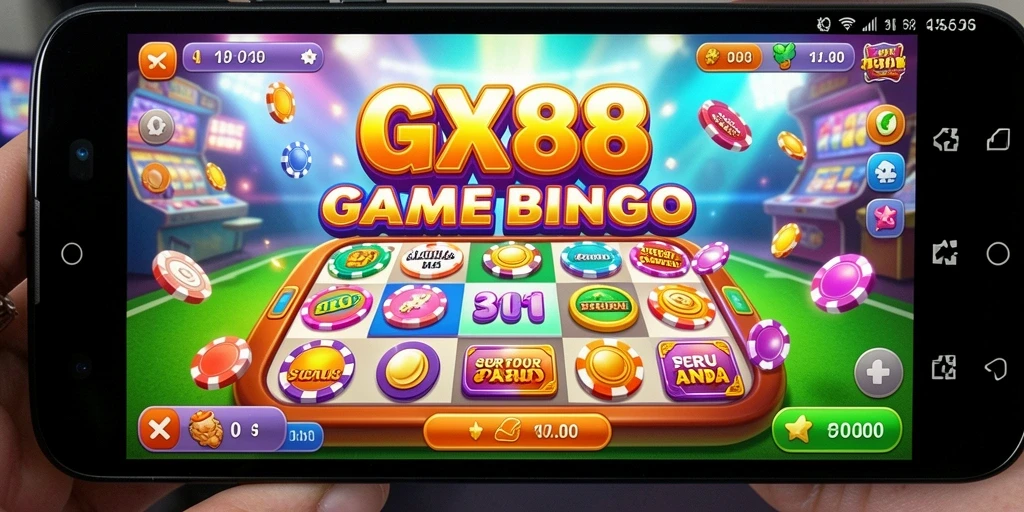Tampilan gameplay <strong>GX88</strong> dengan suasana Bingo yang menyenangkan.