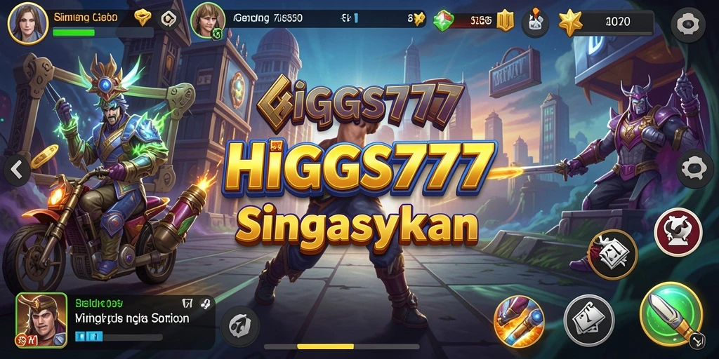 Tangkapan layar HIGGS777 menampilkan momen seru dalam gameplay Simulation.