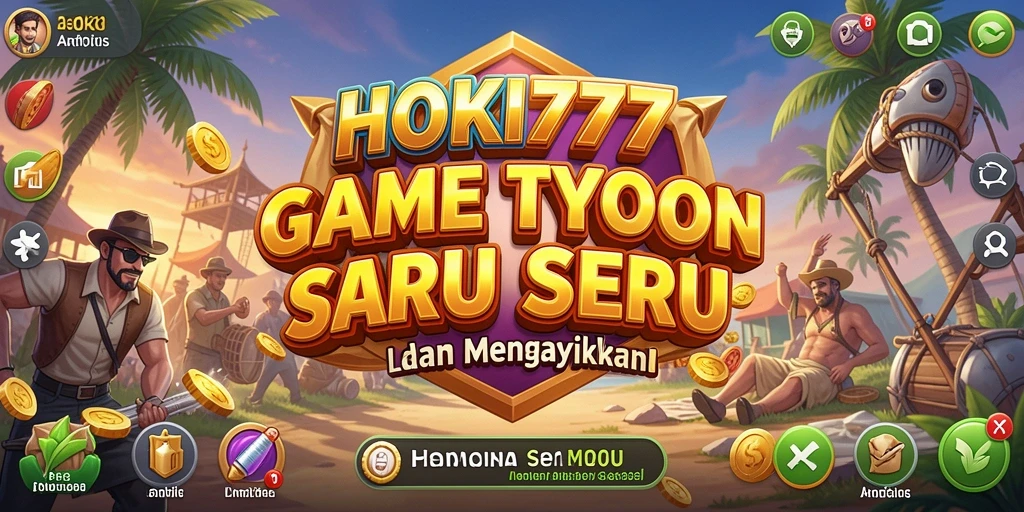Tampilan gameplay HOKI777 yang menggambarkan keseruan membangun bisnis.