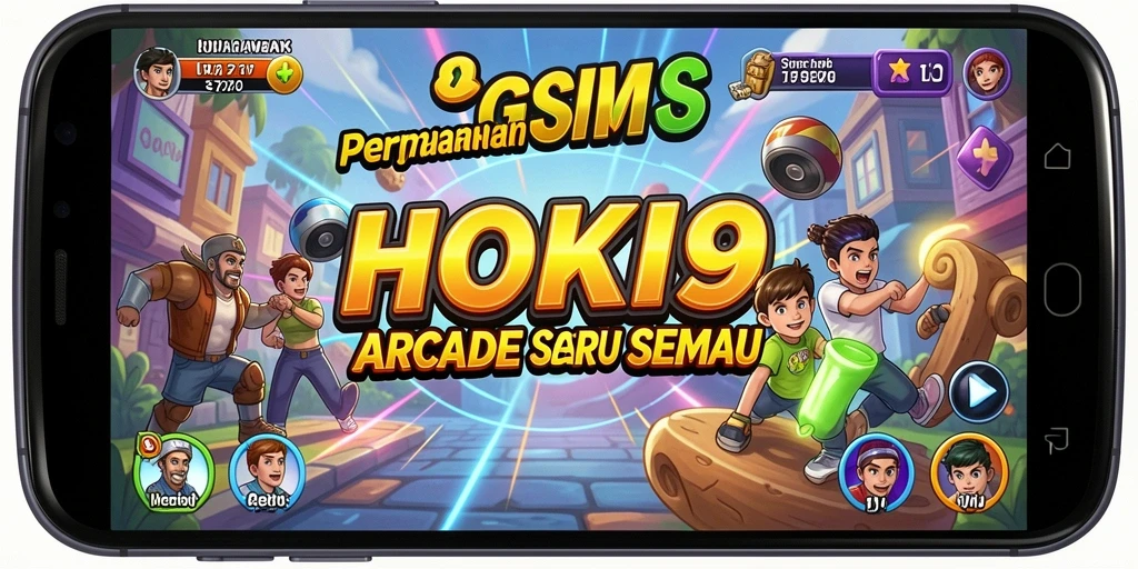 Tampilan menarik dari gameplay HOKI9 di arena arcade.