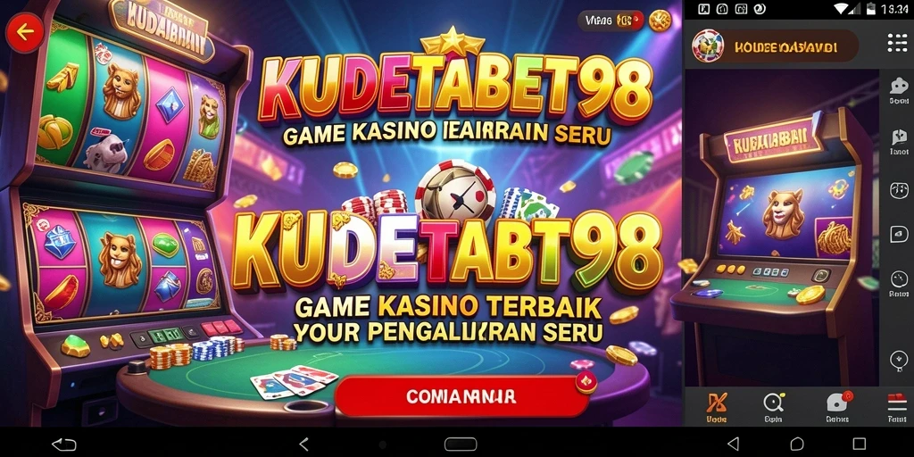 Screenshot KUDETABET98 menunjukkan gameplay Kasino yang seru dan interaktif.
