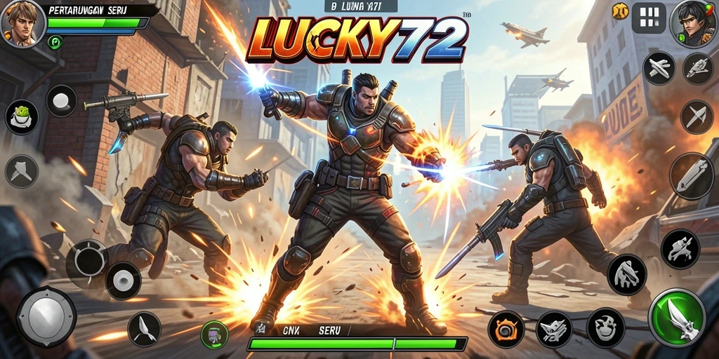 Tangkapan layar LUCKY72 menunjukkan aksi pertarungan yang intens dan menarik.