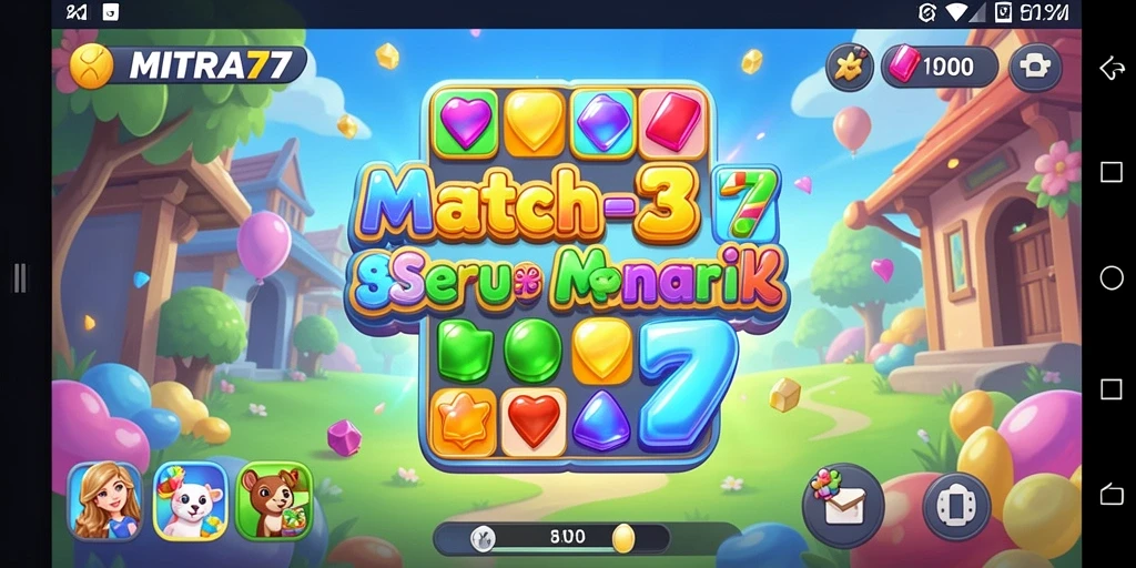Gameplay seru di MITRA77, menantang dan penuh warna.