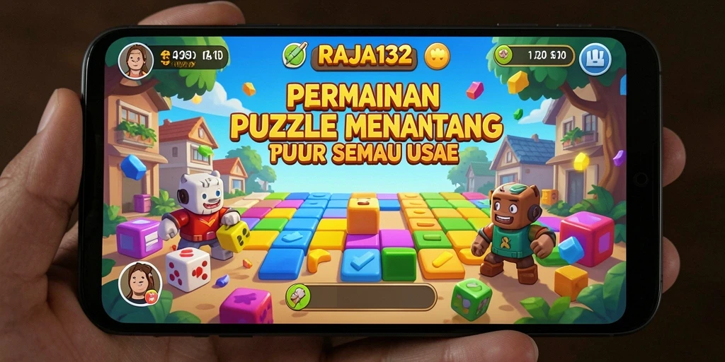 Tampilan gameplay seru RAJA132 dengan teka-teki yang menantang.