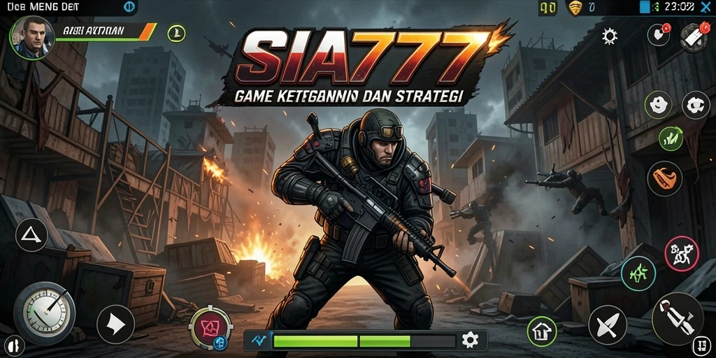 Tampilkan gameplay seru SIA777 saat pemain bertarung melawan musuh.