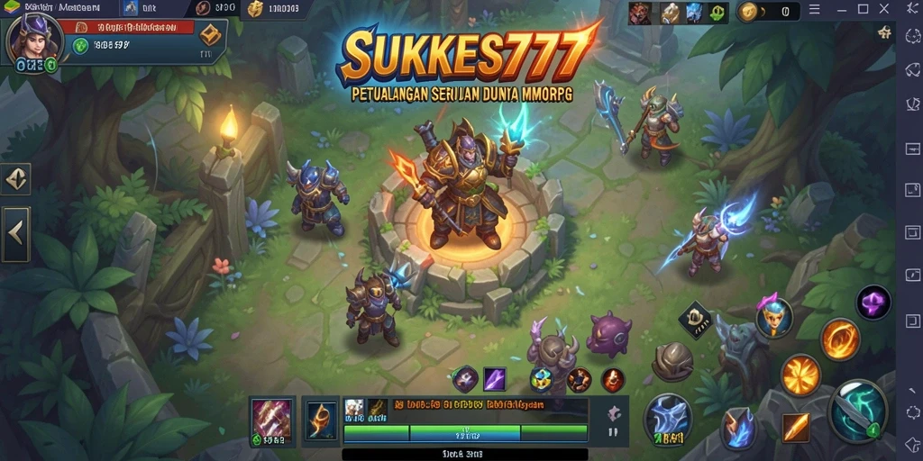 Tangkapan layar dari gameplay menarik di SUKSES777, menampilkan pertarungan dan eksplorasi.