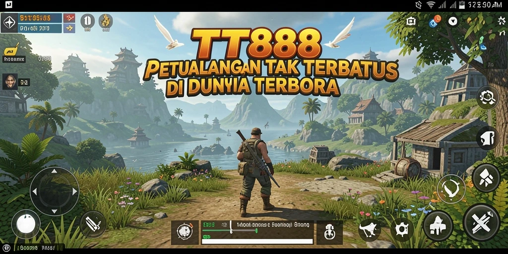 Screenshot gameplay TTT888 dengan pemandangan spektakuler dan aksi seru.